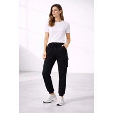 Secret Sita Jogger Eşofman Altı Rahat Kalıp, Kargo Cepli, Lastikli Paça, Günlük Por Pantolon  Iyah