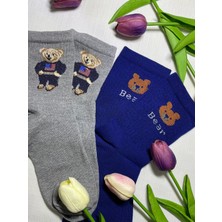 Unisex 2'li Premium Kaliteli  Soket Çorapları