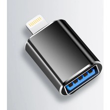 Esranın Dünyası Ally iPhone iPad Lightning Otg Adaptör Flash Klavye APARAT-(5775)