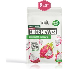 Dondurularak Kurutulmuş Beyaz Ejder Meyvesi 20 G | Freeze Dried Meyve Cipsi | Meyve Kurusu | 2 Adet