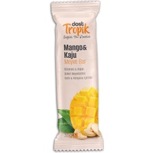 Mango ve Kaju Aromalı Meyve Bar 35 G | Meyve Içeren Pratik Atıştırmalık | 1 Adet