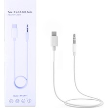 Esranın Dünyası Ally MH-CM21 Type -C T0 3.5mm Aux Ses Aktarım KABLOSU-(5775)
