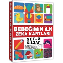 The Monarch Co Bebeğimin Ilk Zeka Kartları (Set-2) | 6-12 Ay Eğitici Görsel Gelişim Flash Kartları | Bebek Öğretici Kart