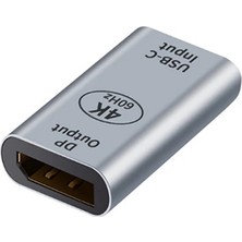 Esranın Dünyası Ally Usb-C Input Dp Output 4K Dönüştürücü Adaptör 60H-(5775)