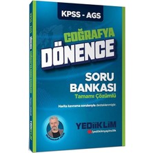 Yediiklim 2026 Kpss Meb-Ags Coğrafya Dönence Soru Bankası Çözümlü - Muhammet Akın Yediiklim Yayınları