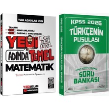 Yediiklim + Cba 2026 Kpss Yedi Adımda Temel Matematik + Türkçe Konu Anlatımlı Soru Bankası 2 Li Set - Mehmet Bilge Yıldız Yediiklim + Cba Yayınları