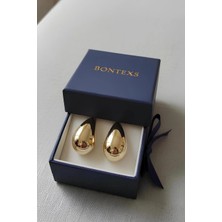 Bontexs Damla Küpe Gold Renkte