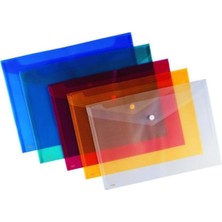  noki çıtçıtlı dosya evrak zarfı karışık renk a5 küçük boy 3101 (12 li paket)