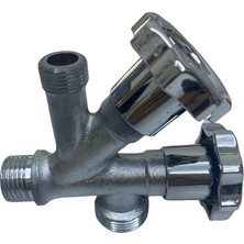 Esranın Dünyası Dual Çiftli Çatallı Çamaşır Makinesi Ara Taharet Musluk Ara Musluk ( Lisinya )