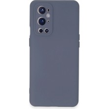Morado Se siente Perfecto One Plus 9 Pro Kılıf Nano Içi Kadife Silikon - Gri