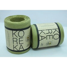 Milano Koreka N: 85 Açık Haki Rafya El Örgü Ipliği 100 Gr. 220 Mt.