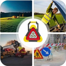 Esranın Dünyası Işıklı Üçgen Reflektör LED Projektör Acil Durum Feneri Flaşör 500 Lümen - Lisinya