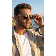 Sanches Premium Titanium Kemik Retro Güneş Gözlüğü 47MM S Beden S