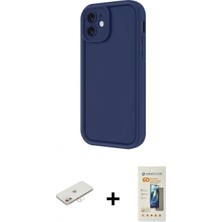 İlk El Grup Ieg™ iPhone 11 Kılıf Yankı Yansıma Özel Seri - Siyah 6d Mat Seramik Hayalet Nano Ekran Koruyucu + Yeşil Renkli Kamera Lens Koruma Cam