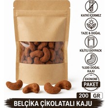 Natvera Belçika Çikolatalı Kaju 200 gr – Premium Çikolata Kaplı Kaju