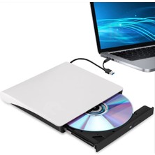 GreaTech Taşınabilir Harici USB 3.0 Tyce-C Cd/dvd Optik Yazıcı Okuyucu Ultra Ince Windows Mac Dizüstü
