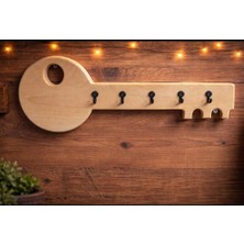 WoodBay Ceviz Ağacı Kişiye Özel Anahtar Figürlü Anahtar Askısı , Duvar Askılı Anahtar Asacağı.