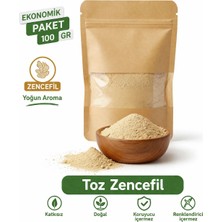 Natvera Toz Zencefil 100 gr – %100 Saf Öğütülmüş Zencefil (Yoğun Aroma)