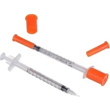 Montreal Ayset Süper Insülin Enjektörü (Turuncu Kapaklı ) 1cc ( 6 Adet )