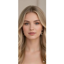 Bontexs Kadın Kare Geometri Küpe