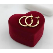 Bontexs Kadın Halka Küpe Gold Renk
