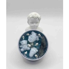 Floryn Bebek Figürlü Jel Mum – El Yapımı Doğum & Baby Shower Hediyeliği