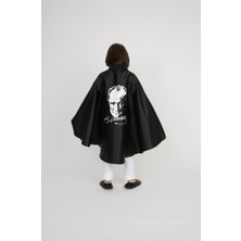 Dıgıl Kids 23 Nisan Atatürk Baskılı  Kız/erkek Kostüm Pelerin