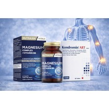 Nutraxin Magnesium Complex + Assos Kondromin Art 90 Tablet – Kemik, Eklem ve Kas Desteği 2’li Set