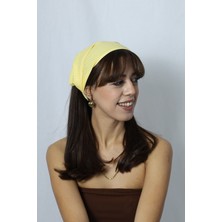 Ekose Desen Kadın Bandana Poplin Kumaş