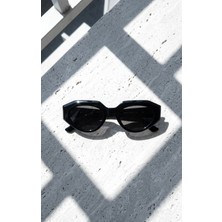 Sanches Kadın Cat Eye Güneş Gözlüğü  51MM Siyah Kemik Çerçeve  20