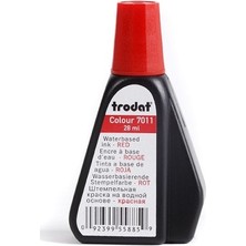 Trodat İstampa Mürekkebi 28 Ml Kırmızı (10 Lu Paket)