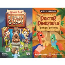 Eğlenceli Bilgi Yayınları Bi Dünya Gizem - Dünyanın Gizem Li Tarihi ve Doktor Dinozorla Yazıya Yolculuk (Nurlan Nazlı Kaya)