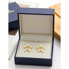 Bontexs Kadın Gold Renk Yıldız Çelik Küpe