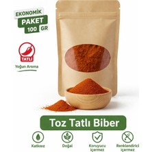 Natvera Toz Tatlı Biber 100 gr – %100 Doğal Kırmızı Tatlı Biber Yoğun Aromalı