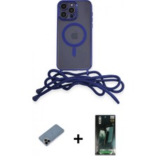 İlk El Grup Ieg™ iPhone 12 Pro Max Kılıf Eksen Özel Seri - Şeffaf 360 Full Body Arka Koruyucu + Siyah Shine Kamera Lens Koruma Cam