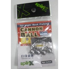 Spiinx Cannon Ball Black Nikel 5gr Jig Head