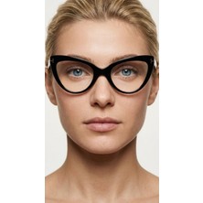Sanches Kadın Blue Cut Bilgisayar Gözlüğü Siyah Kemik Çerçeve  Bl