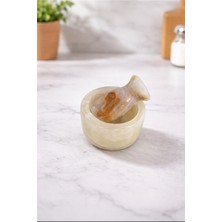 WoodBay Mermer Havan Tokmak Set Mini Boy 6,5 Çap