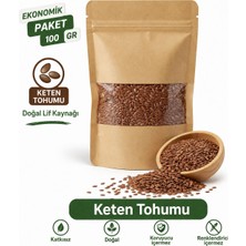 Natvera Keten Tohumu 100 gr – %100 Doğal Katkısız Keten Tohumu (Flax Seed)