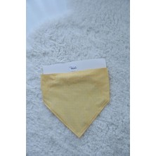 Ekose Desen Üçgen Model Kadın Bandana Poplin