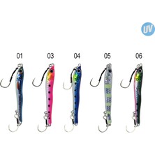 Captain 3627 Slide Jigger 40GR Light Jig Suni Yem Renk 03