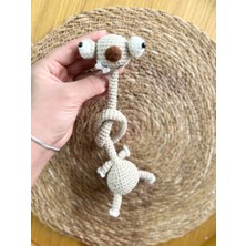 Çanta Charmı Amigurumi Buz Devri Sid Telsiz