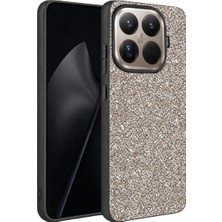 Nuveden Onegif Xiaomi Mi 15T Pro Bright Simli Kapak - Gümüş