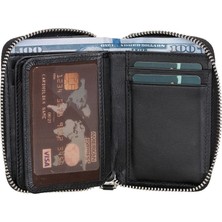 Elvis Deri Erkek Cüzdan Rst1 Siyah