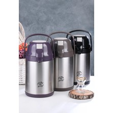 Kocadal CKR-2007 2.5lt Pompalı  Çelik Termos (5047)