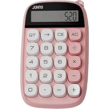 İlk El Grup Sevimli Kare Tuşlu 10 Haneli Ldc Ekran Hesap Makinası Pembe