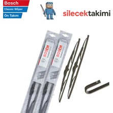 Peugeot 206 2001 Silecek Takımı Ön Bosch Classic Wiper Telli