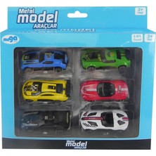 MEGA Die Cast 6'lı Metal Model Araçlar