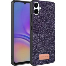 Nuveden Onegif Samsung Galaxy A07 4g Bright Simli Kapak - Derin Mor