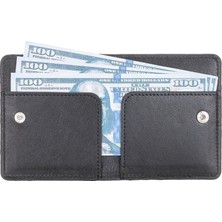 Robin Deri Kartlık Cüzdan Rst1 Siyah